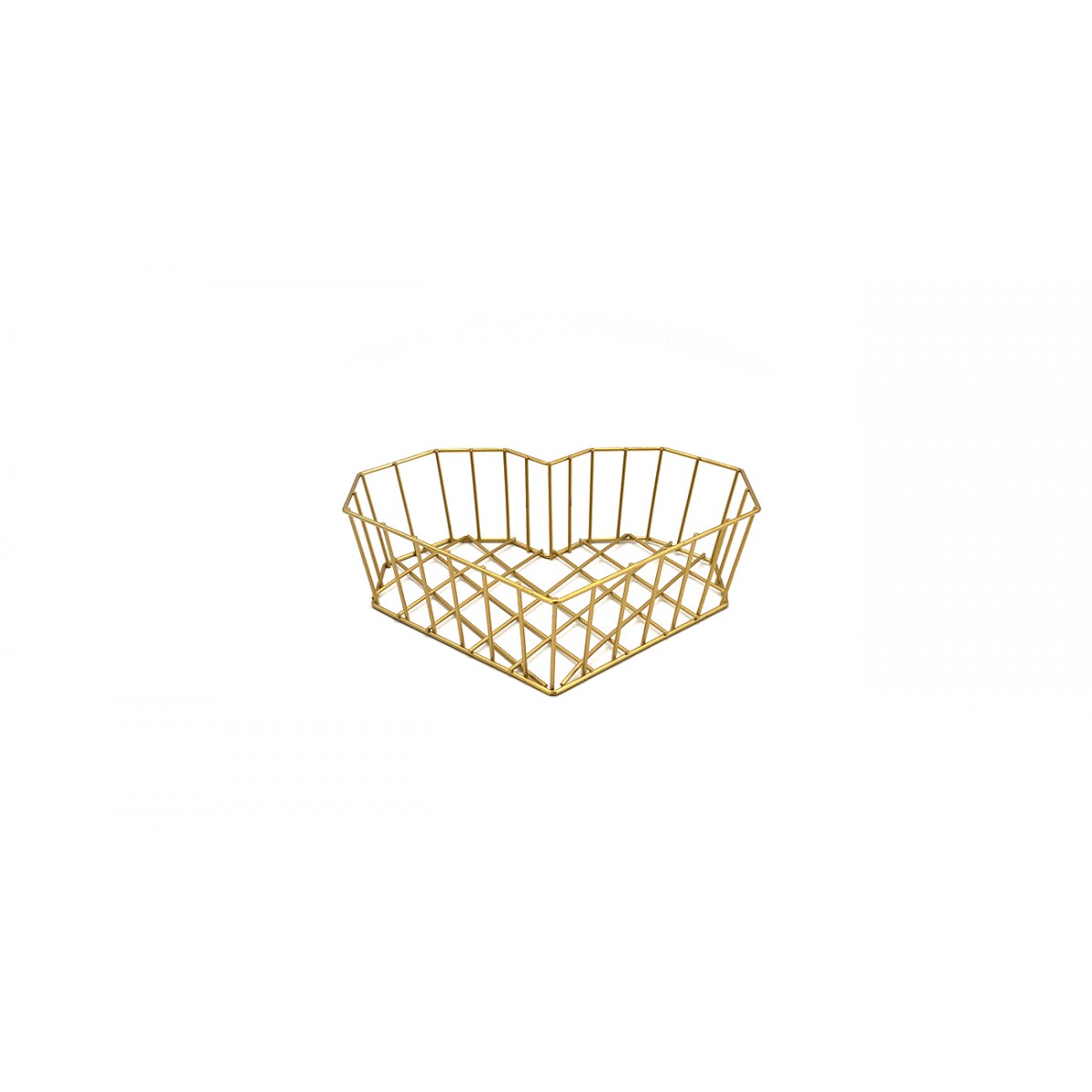 Cocoon Heart Basket Gold 32 cm  data-src=