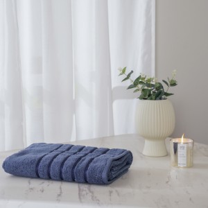 Lifestyle Plain Bath Towel French Navy 70X140 cm