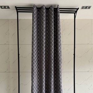 Tabitha Curtain Panel Silver 140X300 cm