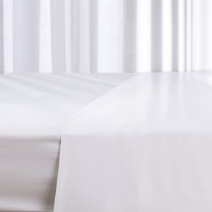 250 Thread Count Cotton Fitted Sheet White 160x200 cm