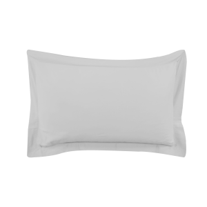 250 Thread Count Cotton Pillowcase Light Grey 50x75 cm