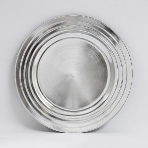 Class Charger Plate Silver 33X33X1.5 cm