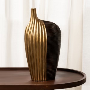 Duo Vase Brown 21x12x39 cm