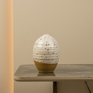 Natura Ceramic Vase White 14x20.3 cm