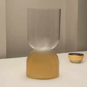 Gradient Vase Gold 16x16x31 cm