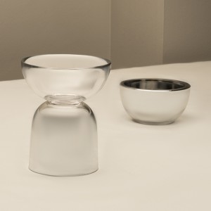 Gradient Cone Bowl Silver 10x10x11.5 cm