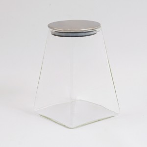Pyramid Canister Silver Large