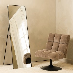 Jade Mirror Black L:54 X H:165.5 cm
