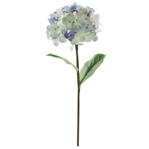 Silk Mophead Hydrangea Pale Blue 81x20 cm
