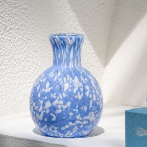 Tortis Vase Blue 8.3x8.3x11.5 cm