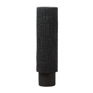 Woody Vase Black 10.5X10.5X39.5 cm