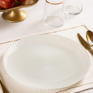 Elixir Dinner Plate White 28X2 cm