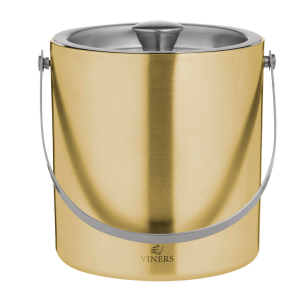 Viners Gold Double Wall Ice Bucket 1.5Ltr
