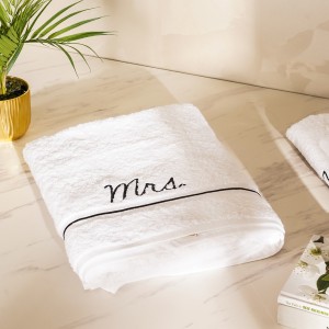 Mrs Bath Towel White 90X150 cm