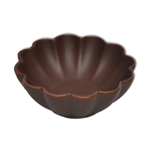 Honey Ceramic Bowl Matte Brown 9X3.5 cm
