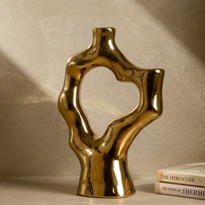 Twig Ceramic Decoration Gold 18.5X8.8X28 cm