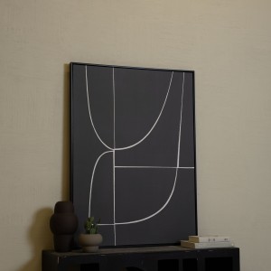 Aroma Framed Art Black 90X120 cm