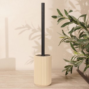 Fleur Toilet Brush Holder Cream