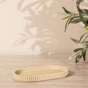 Fleur Bathroom Tray Cream
