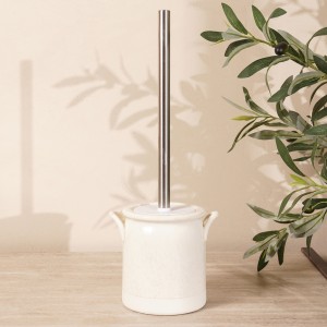 Farm Ceramic Toilet Brush Holder Cream