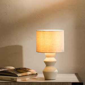 Joy Ceramic Table Lamp Ivory D18 x H32 cm