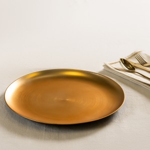 Modern Charger Plate Gold 33X33X1.5 cm