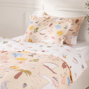 Alaab Boys Kids Comforter Set Cream 180X220 cm