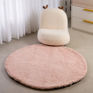 Ballerina Round Kids Rug Pink D120 cm