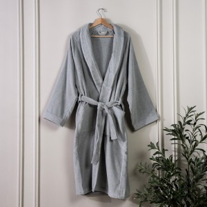 Palace Bathrobe Silver Large
