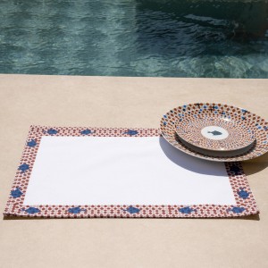 Ohyamal Placemat Set 4Pcs Brown 33X48 cm