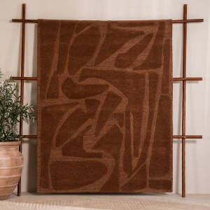 Soke Area Rug Brown 170X240 cm