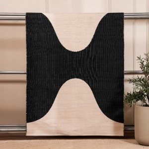 Ziklag Area Rug Black 170X240 cm