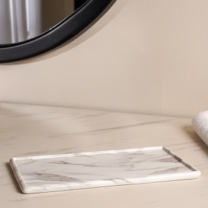Marlo Free Standing Tray Marble W14 Cm