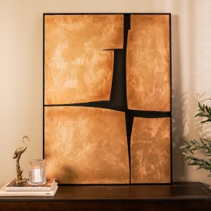 Cris 3D Art with Relief Gold 90X120 cm