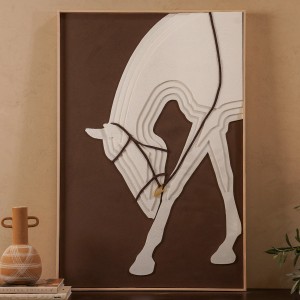 Hush 100% Hand-Painted Brown 80X120 cm