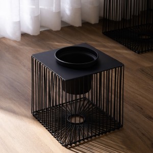 Stell Planter Black 22X22X24 cm 