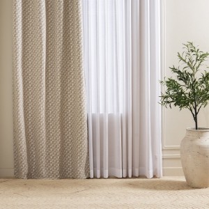 Skeeter Curtain Panel Cream 140 X 300 cm  
