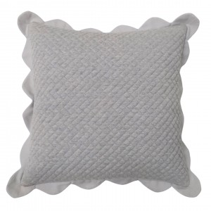 Jersey Bedroom Cushion Grey 60X60 cm