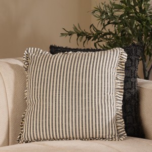 Striped Cushion Cream 45 X 45 cm  
