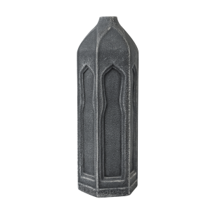 Palace Vase Grey 14X12X38 cm