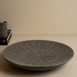 Palace Deco Plate Grey 45.5X7.5X45.5 cm