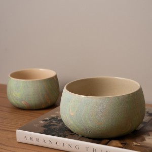 Dubbie Pot Green 12.6X12.6X7.6 cm 