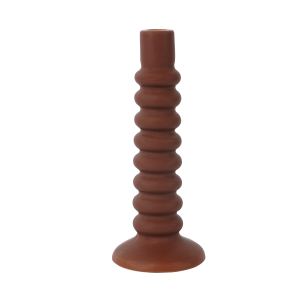 Firelight Candle Holder Brown 10.7X10.7X26 cm