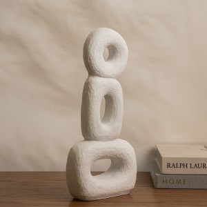 Tricycle Resin Decor White 19.5X8X39.5 cm