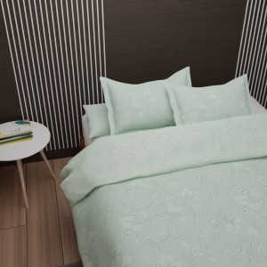 Plant 5Pcs Duvet Cover Set Beige 220X240 cm