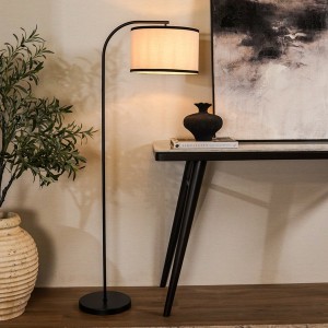 Juls Metal Floor Lamp Matt Black H:150 X D:35 cm  