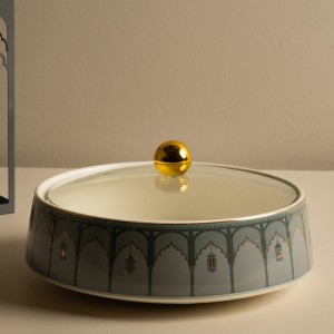 Qaser New Bone Serving Bowl 1Pc Grey