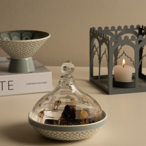 Qaser New Bone Date Plate Grey 13 cm