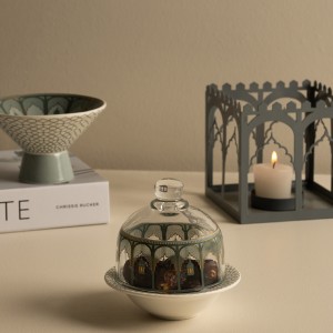 Qaser New Bone Date Plate Grey 11 cm