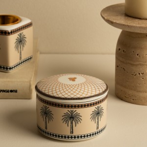 Tamra New Bone Canister Black 10 cm